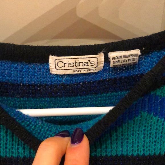 Cristina’s retro knit sweater - Picture 3 of 3